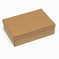 Коробка подарочная складная, упаковка, крафт, 30 х 20 х 9 см