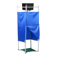 Душ дачный, 80 × 80 × 250 см, тент, бак пластиковый, 55 л, с ЭВН Душ дачный, 80 × 80 × 250 см, тент, бак пластиковый, 55 л, с ЭВН