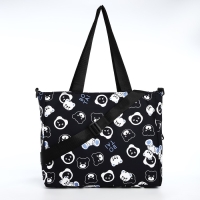 Шопер на молнии, цвет чёрный Шопер на молнии, цвет чёрный