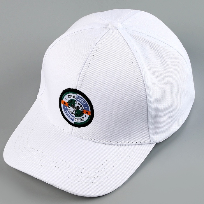 Кепка детская для девочки Championship, цвет белый, р-р 52-54, 5-7 лет Кепка детская для девочки Championship, цвет белый, р-р 52-54, 5-7 лет