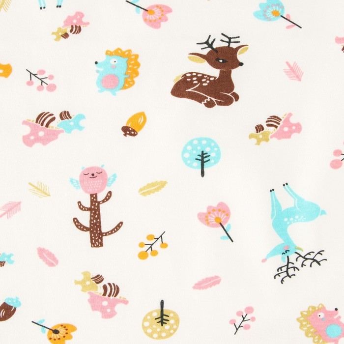 Пеленка на непромокаемой основе, 50х70 см &laquo;Оленята&raquo;