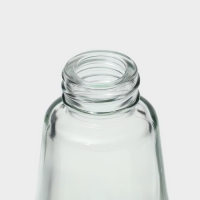 Бокал стеклянный для коктейля с трубочкой Доляна &laquo;Лампочка&raquo;, 280 мл, 7&times;15 см, цвет МИКС