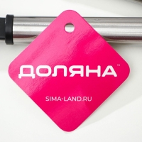 Набор кухонных принадлежностей Доляна &laquo;Антрацитовый блеск&raquo;, 5 предметов, цвет чёрный