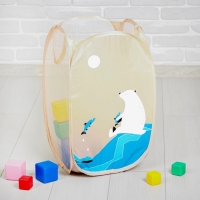 Корзина для игрушек &laquo;Белый медведь&raquo;