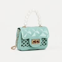 Сумка детская для девочки на застёжке, цвет зелёный Сумка детская для девочки на застёжке, цвет зелёный