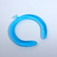 Охлаждающий воротник (гель, ПВХ) 17*16*2см синий накл ОТ