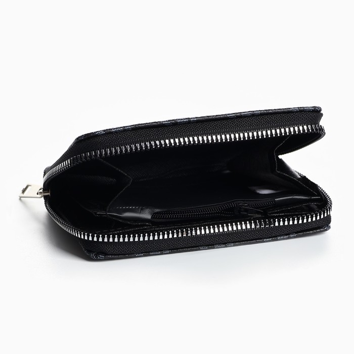 Кошелек женский NK 12,5х9х2 см, чёрный цвет Кошелек женский NK 12,5х9х2 см, чёрный цвет