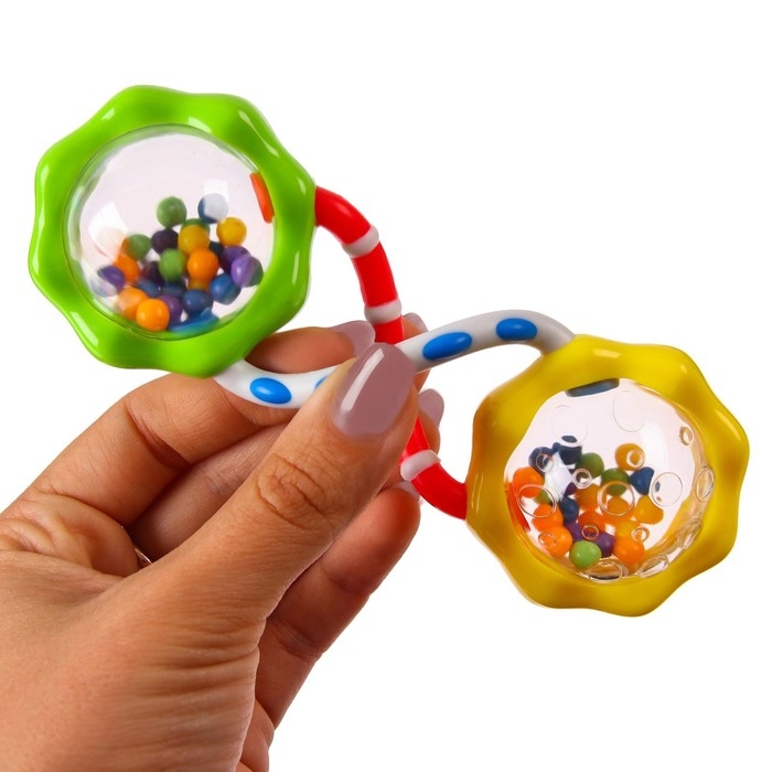 Погремушка &laquo;Гантелька&raquo; крутилка, Крошка Я