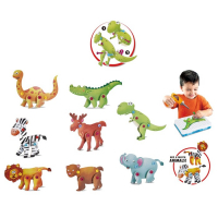 Конструктор в чемодане &laquo;Животные&raquo;, с электрическим шуруповертом, 8 животных, 172 детали