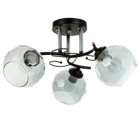 Люстра "Саманта" 3хЕ27 40Вт черный 40х40х23 см BayerLux Люстра "Саманта" 3хЕ27 40Вт черный 40х40х23 см BayerLux