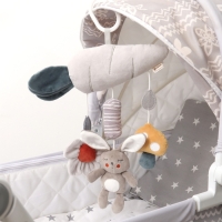 Подвеска - погремушка &laquo;Зайка Бонни&raquo;, пищит, шуршит, на кроватку, коляску, Крошка Я