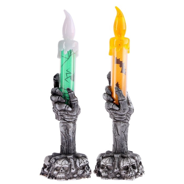 Хэллоуин. Свеча светодиодная «Ужас» Хэллоуин. Свеча светодиодная «Ужас»