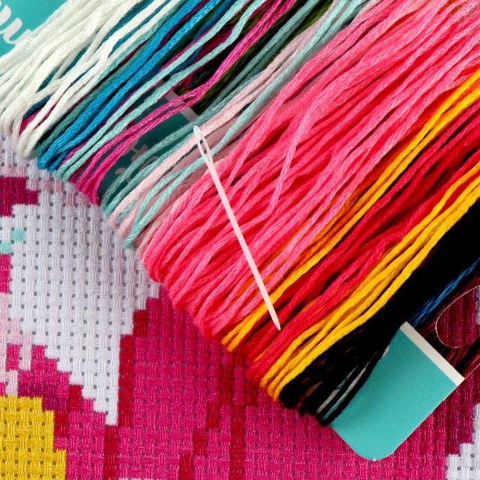 Вышивка крестиком для детей &laquo;Сказочная кошечка&raquo;, набор для творчества, 15 Х 15 см