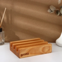 Набор разделочных досок на подставке Adelica, 3 шт: 30&times;24, 22,5&times;18, 19&times;15 см, пропитаны минеральным маслом, берёза