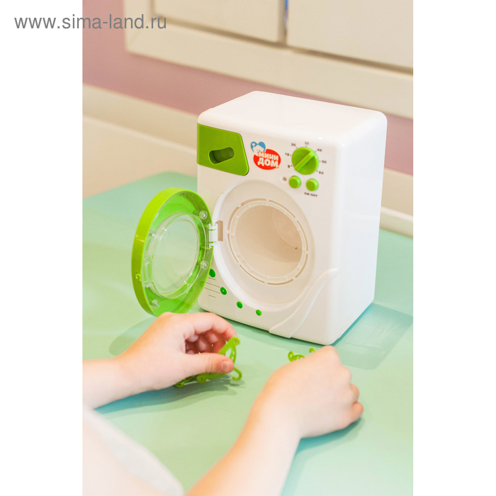 Стиральная машина &laquo;Мини-дом&raquo;, свет, звук, барабан вращается