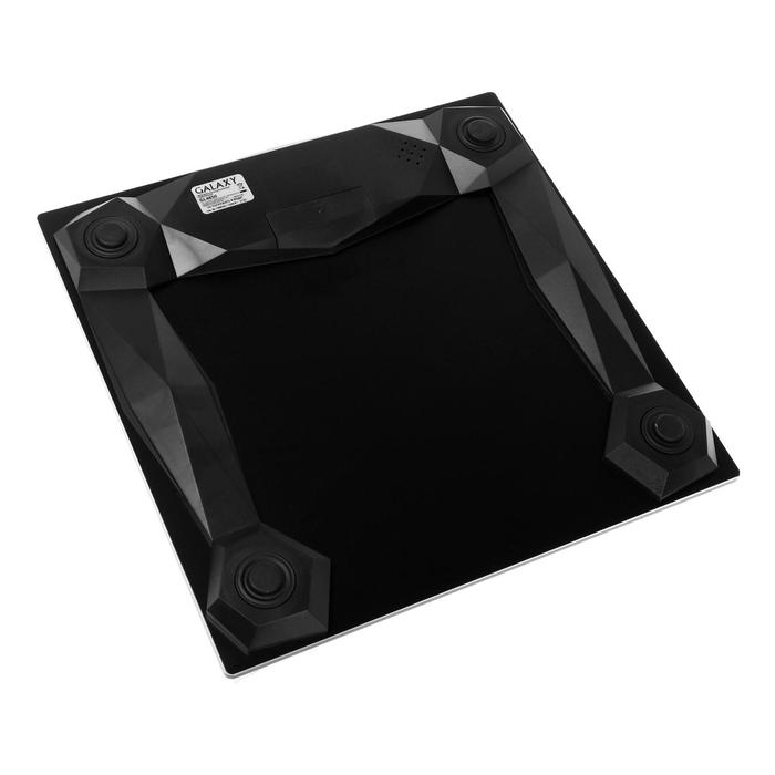 Весы напольные Galaxy GL 4850, диагностические, до 180 кг, 2хAAA, стекло, чёрные Весы напольные Galaxy GL 4850, диагностические, до 180 кг, 2хAAA, стекло, чёрные