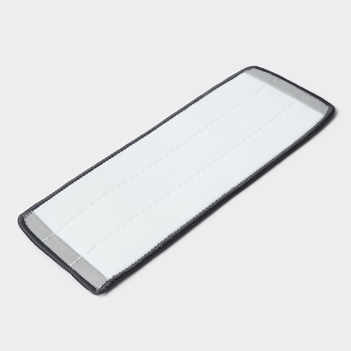 Насадка для швабры Raccoon, на липучке, микрофибра, крепления с 2-х сторон, 32&times;12,5 см