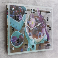 Часы настенные, серия: Кухня, "Ежевика", 25х35 см