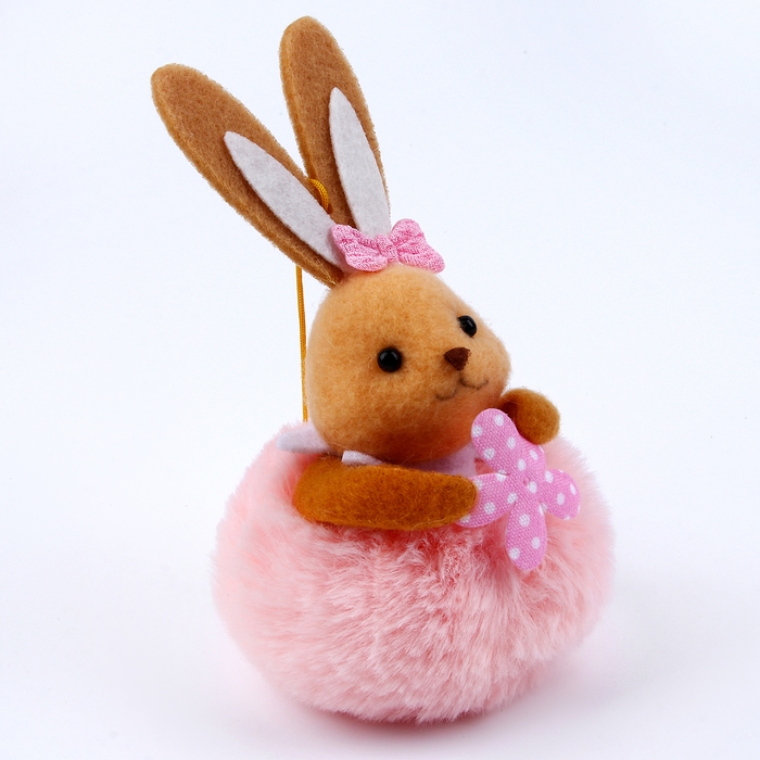 Мягкая игрушка &laquo;Зайчик&raquo; на подвесе, 8 см, цвет МИКС
