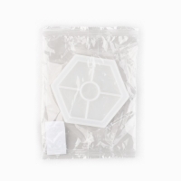 Молд силиконовый универсальный. Формочка для творчества &laquo;Поддон Шестиугольник&raquo;, 10,5 х 12 см