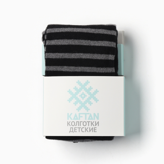 Колготки детские KAFTAN Колготки детские KAFTAN "Полоска", 116-122 см, черный