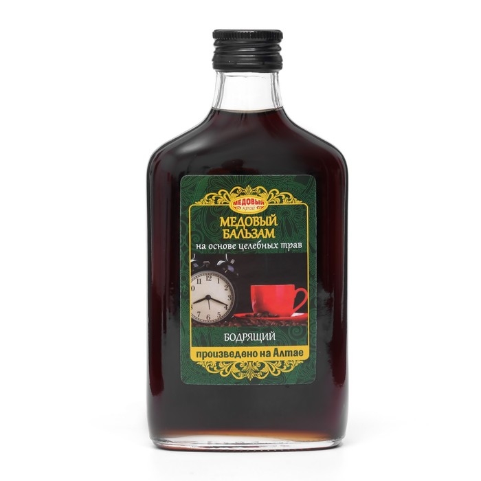 Алтайский медовый бальзам Алтайский медовый бальзам "Бодрящий", 250 мл, стекло