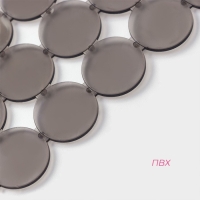 Коврик в раковину Доляна &laquo;Миро&raquo;, 27&times;31 см, цвет коричневый