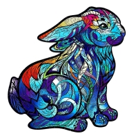 Пазл деревянный фигурный &laquo;&lrm;Милый кролик&raquo;&lrm;, 102 элементов