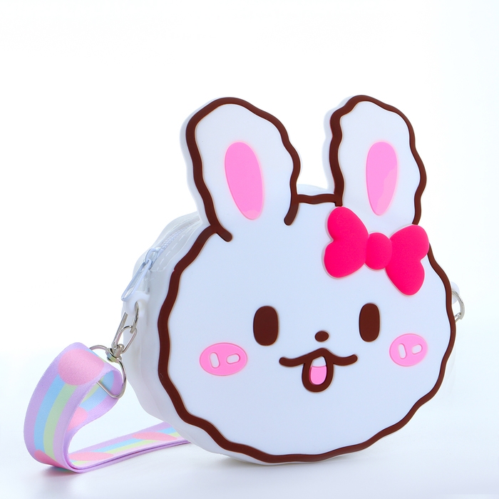 Сумка детская на молнии «Выбражулька», цвет белый Сумка детская на молнии «Выбражулька», цвет белый