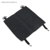 Накидка на переднее сиденье, натуральная шерсть, короткий ворс, белый Накидка на переднее сиденье, натуральная шерсть, короткий ворс, белый