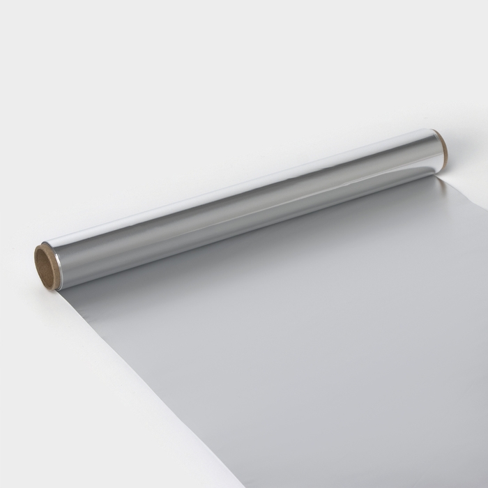 Фольга пищевая алюминиевая Доляна, универсальная, 29 см &times; 50 м, 11 мкм