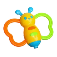 Погремушка &laquo;Бабочка - дудочка&raquo;, цвет МИКС, Крошка Я