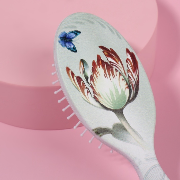 Расчёска массажная, 5,5 &times; 16 см, рисунок МИКС