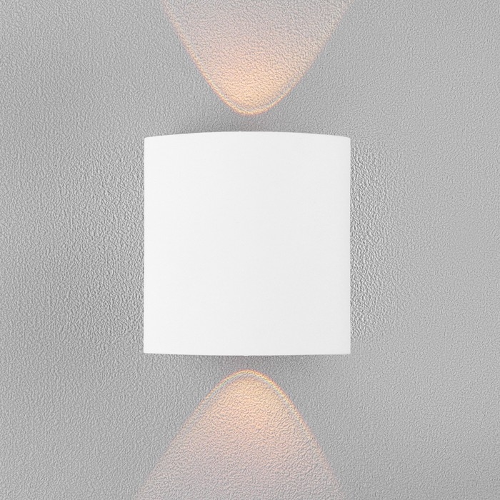 Светильник фасадный &laquo;Полусфера&raquo;, FSD-007, 2 Вт, 3000К, 1 луч, IP65, 220 В, металл, белый