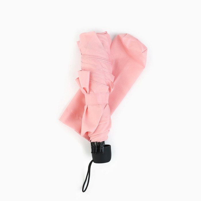 Зонт женский механический, 8 спиц, d=95, розовый минимализм