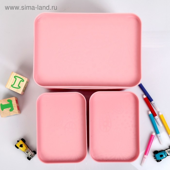 Набор органайзеров Mommy love, цвет нежно-розовый Набор органайзеров Mommy love, цвет нежно-розовый