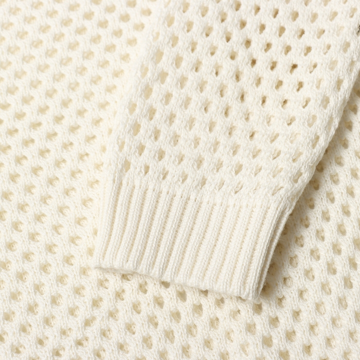 Джемпер женский MIST "Cетка", р. S, молочный