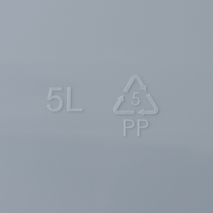 Кашпо для цветов со вставкой Laurel, 5 л, 35,4×15,2×15 см, серое Кашпо для цветов со вставкой Laurel, 5 л, 35,4×15,2×15 см, серое