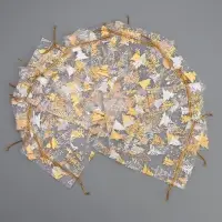 Набор мешков &laquo;С Новым счастьем!&raquo;, органза, 10 шт, 16 х 24 см