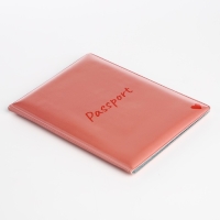 Обложка для паспорта, цвет розовый