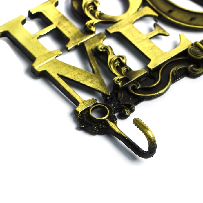 Ключница настенная &laquo;HOME&raquo;, кот, 11 х 6.9 см