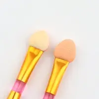 Набор аппликаторов для теней, двусторонние, 5 шт., 5.5 см, цвет розовый, золотой