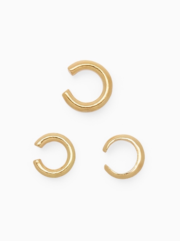Серьги каффы &laquo;Трио&raquo;, набор 3 шт. цвет золото