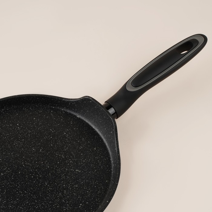 Сковорода блинная алюминиевая с антипригарным покрытием SL Home, d=24 см, h=1,6 см, индукция, цвет чёрный Сковорода блинная алюминиевая с антипригарным покрытием SL Home, d=24 см, h=1,6 см, индукция, цвет чёрный