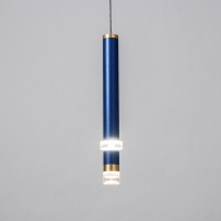 Светильник подвесной "Регент" LED 5Вт 4000К синий 3,3х3,3х30-130см