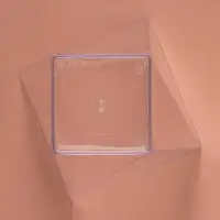 Форма пластиковая одноразовая для фуршета &laquo;Сапфир&raquo;, 100 мл, прозрачная