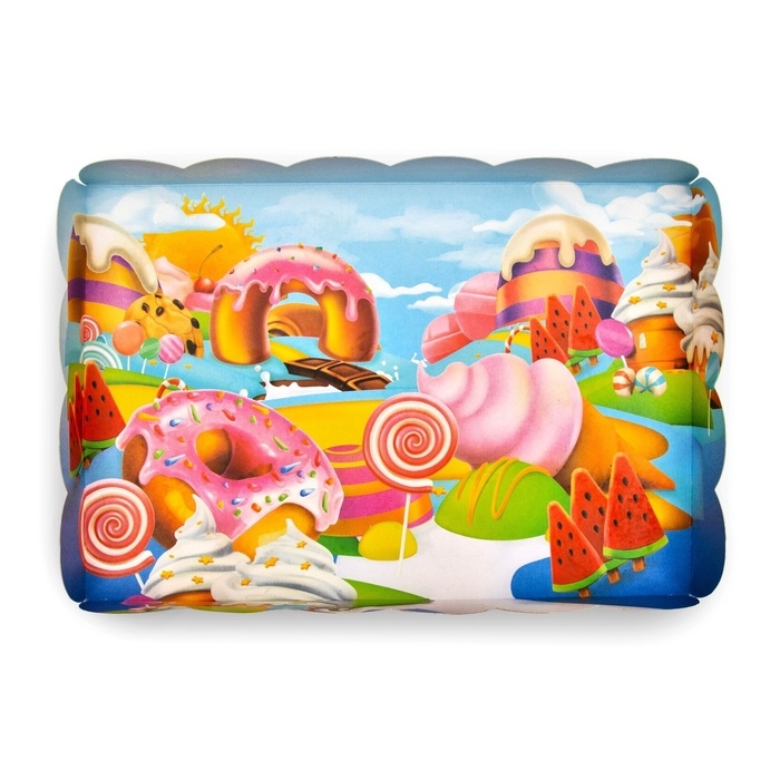 Коробочка для печенья, Коробочка для печенья, "Сладкая долина", 22 х 15 х 3 см 5шт