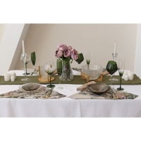 Бокал для шампанского стеклянный Magistro &laquo;Иллюзия&raquo;, 160 мл, 5,5&times;27,5 см, на зелёной ножке