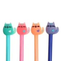 Ручка - прикол гелевая Calligrata &laquo;Кошка&raquo;, МИКС