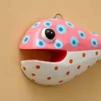 Панно &laquo;Рыба-хищник&raquo;, 22&times;12&times;5 см, дерево, разноцветное